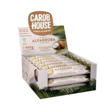 Imagem de Barrinha de Alfarroba com Coco Display com 18 unidades de 25g - Carob House (Coco)