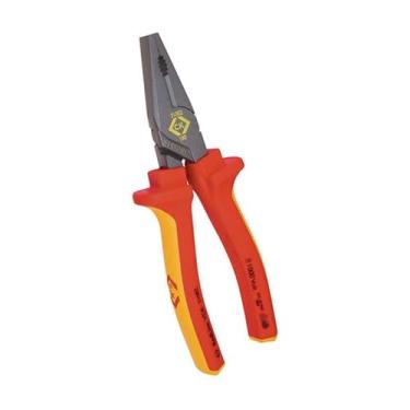 Imagem de C. K Tools 431002 RedLine VDE Alicate Combo Linesman Isolado, 17 cm OAL
