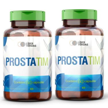 Imagem de Prostatim 500mg 60 Cap - 2 Potes Proteção E Vitalidade Masculina Com Tecnologia De Ativos Naturais