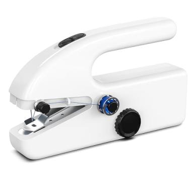 Imagem de Máquina de costura portátil portátil mini pequenas máquinas de costura com kits de costura de 2 velocidades