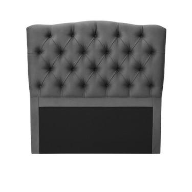 Imagem de Cabeceira Queen Modelo Esmeralda 160cm Estofada com Capitonê - FM Tape