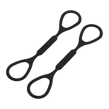 Imagem de XUXHOU Rolha de Deslizamento de Trompete de Silicone Elástico Preto Anéis Brilhantes Acessório de Instrumento de 2 Peças