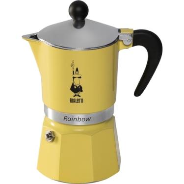 Imagem de Bialetti Moka Express Arco-íris (amarelo pálido, 3 xícaras)