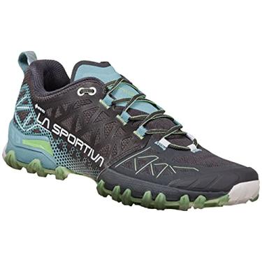 Imagem de La Sportiva Women's Bushido II GTX Trail Running Shoes, Carbon/Mist, 40