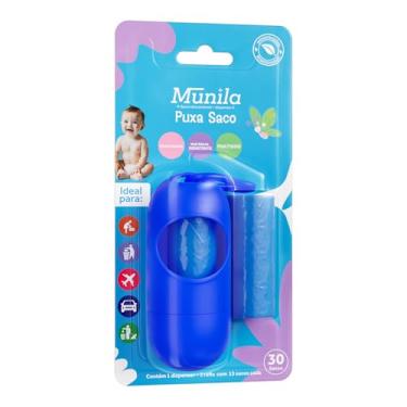 Imagem de PUXA SACO DISPENSER + 2 REFIS RS MUNILA