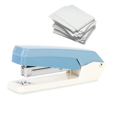 Imagem de Grampeador de livreto, grampeador longo para livretos, acessórios de encadernação de rotação de 360 graus para construção, artesanato, embalagem, armazém, casa