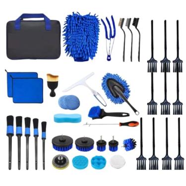 Imagem de Kits de limpeza de carro - kit de detalhes de carro - escovas de buffers de detalhes para manutenção diária de veículos frota limpeza de veículos barco manutenção RV