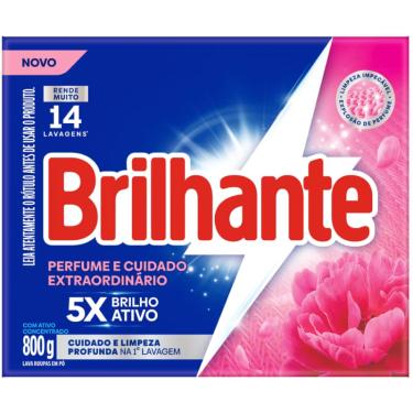 Imagem de Lava-Roupas Pó Brilhante Perfume e Cuidado Extraordinário 1,6kg