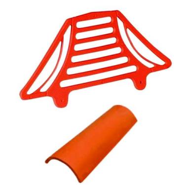 Imagem de 100 unid  Passarinheira Telha Colonial Redonda Rato Cobra - BW Plástic