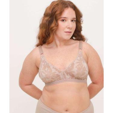 Imagem de Sutiã Sustentação Olimpo Anizete Floral Demillus-49785, Bege, 48