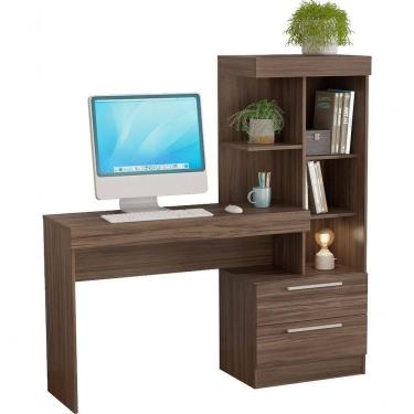 Imagem de Mesa Para Computador Office Nt 2010 Nogal - Notável