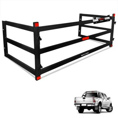 Imagem de Extensor de Caçamba Ranger 1998 a 2012 Divisor ED Preto