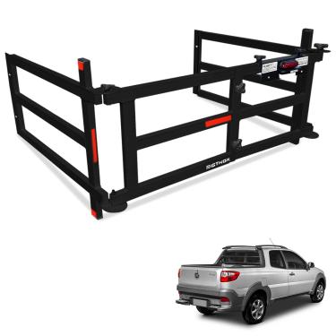 Imagem de Extensor de Caçamba Strada 2014 a 2020 Dobravel EDD Preto
