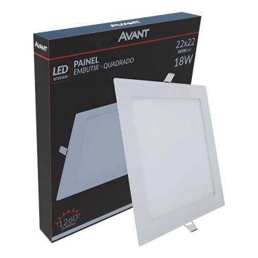 Imagem de Plafon Led Luminaria Embutir Painel Teto 18W Avant