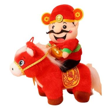 Imagem de IEUDNS Cavalo de Pelúcia, da Riqueza, Brinquedo de Ano Chinês, Enfeite de Ano Chinês, Style C