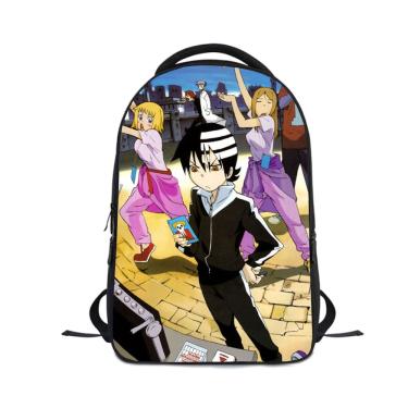 Imagem de Mochila Souls Eaters Anime School Poliéster 24x12x30cm