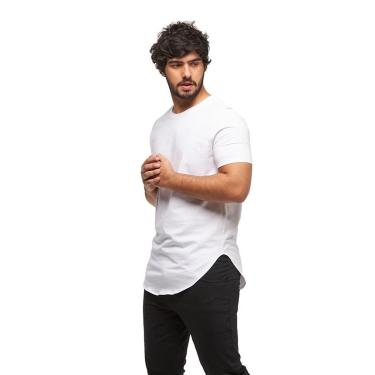 Imagem de Camiseta Camisa Blusa Longline Oversized MC-Masculino