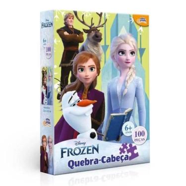 Imagem de Quebra Cabeça 100 Peças Disney Frozen - Toyster 8027