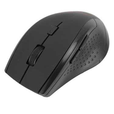 Imagem de Generic Mouse óptico, Indicador de Bateria Fraca Alta Precisão Longa Vida útil Mouse Sem Fio 2.4G Leve Transferência Rápida de Dados Com Receptor USB para Computador (Preto)