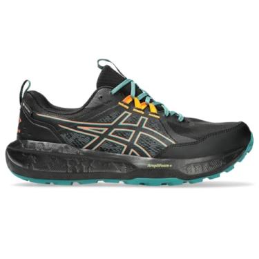Imagem de ASICS Tênis de corrida masculino Gel-Sonoma 8 GTX, Preto/Rainy Lake, 43