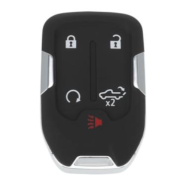 Imagem de X AUTOHAUX HYQ1ES Controle remoto de entrada sem chave de substituição 433 MHz para Chevrolet Silverado para GMC Sierra 1500 2500 3500 HD 2019 2020 2021 2023 13522904 13522854 5 botões