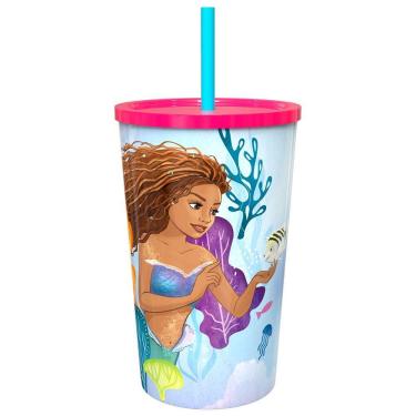 Imagem de Copo Tampa Rosa A Pequena Sereia - Cinemark