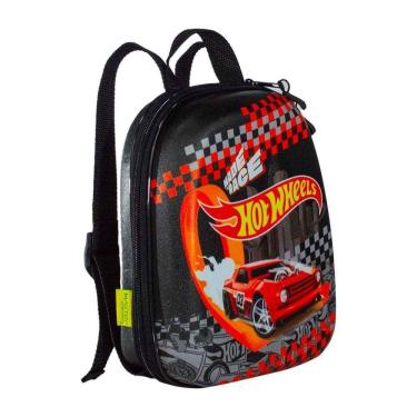 Imagem de Mochila Escolar Infantil Hot Wheels Tamanho P