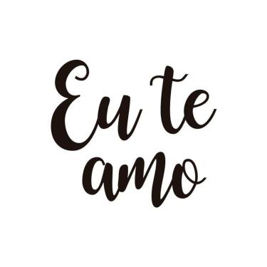 Imagem de Adesivo Para Balão Eu Te Amo