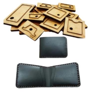 Imagem de YJIUYUANQ Conjunto de matrizes de corte de couro, ferramenta de perfuração compacta com suporte de cartão para artesanato DIY