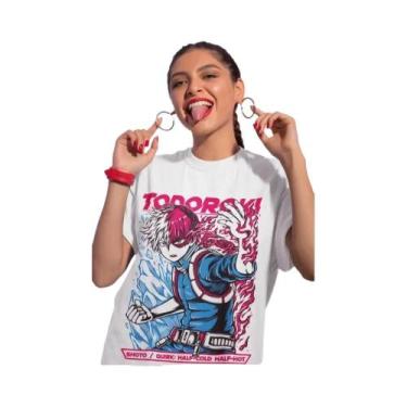 Imagem de Camiseta Gráfica Oversized Shoto Todaraki Boku No Hero Academia Dabi A