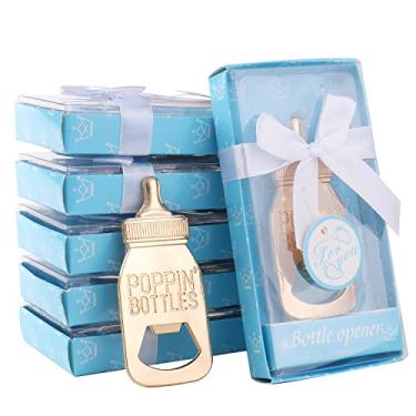 Imagem de 24 peças abridores de garrafas, lembrancinhas de chá de bebê para convidados, abridores de garrafa para lembrancinhas de chá de bebê, presentes, decorações e lembranças, lembranças de chá de bebê