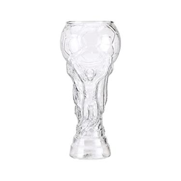 Imagem de ZJchao Caneca de Cerveja da Copa do Mundo, Copo de Vidro de Futebol, Vidro de Borosilicato Alto, Durável, Grosso para Fãs de Futebol, Assistir Jogos (#2)