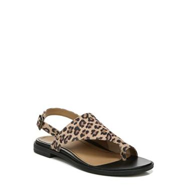 Imagem de Vionic Sandália lisa Citrine Ella - Sandálias com alça traseira compatíveis que incluem conforto de três zonas, com suporte de arco de palmilha ortopédica, ajuste médio, Leopardo caramelo, 6