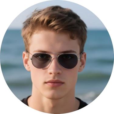 Imagem de Óculos de sol aviador para homens e mulheres, várias opções de estilos de cores, armação unissex para viagens, viagens ao ar livre, lazer, Cinza