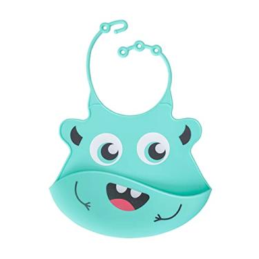 Imagem de Papi Textil Babador De Silicone Papi Monstrinhos Baby C/Bolso 27Cm X 20Cm Contem 01 Un