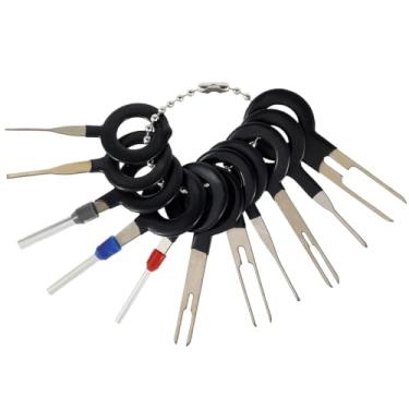 Imagem de Ferramenta de remoção de terminais, kit ejetor de terminal de aço inoxidável, conjunto de ferramentas extrator de pinos de liberação rápida, conector de fio elétrico, ferramenta de remoção de chave de