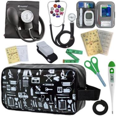 Imagem de Kit Enfermagem Completo Top + Medidor Glicose  - PREMIUM, P.A. Med, IN