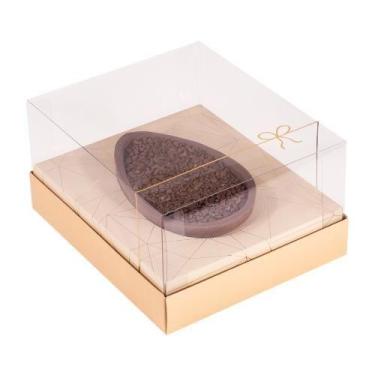 Imagem de Caixa para ovo de colher classic ajustavel 250/350g caramelo pascoa cl