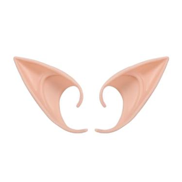 Imagem de Orelhas de Elfo para Cosplay Halloween 1 Par Fada Pixie Fantasma Pixies Alien Zumbi Vampiro Demônio Traje Fancy Performance Festa