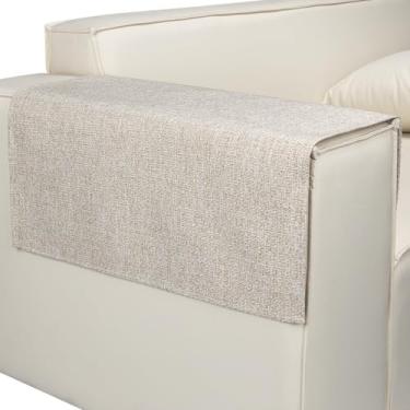 Imagem de Capas de braço de sofá, conjunto de 2 capas de poltrona, capas antiderrapantes para braço de sofá, capa de apoio de braço lavável, capa de braço reclinável, capa de apoio de cabeça de sofás para sofá