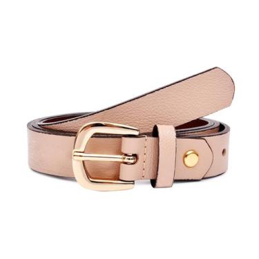 Imagem de Cinto Feminino Nude em Couro Bolonha DIfranca - 25523, 90