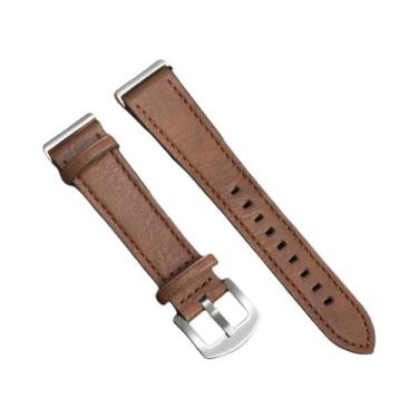 Imagem de Pulseira De Couro Para Relógio Esportivo Samsung Galaxy Fit 3, Acessór