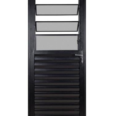 Imagem de Porta Basculante Esquerda Vidro Mini Boreal 210x90cm Ecosul Esquadrisu