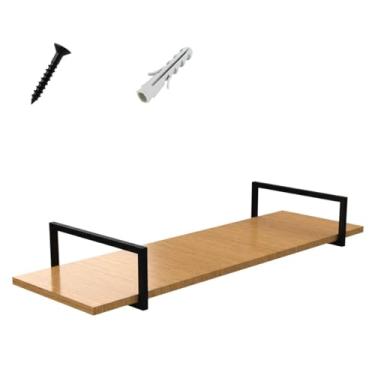 Imagem de Prateleira Estilo Industrial 30x100cm Suporte Retangular