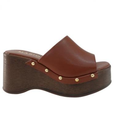 Imagem de Tamanco Mariotta 30075-07, Marrom, 36