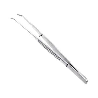 Imagem de Pinça De Aço Inoxidável Com Ponta Curvada E Serrilhada, Multifuncional