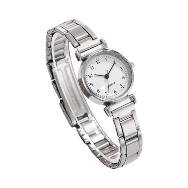 Imagem de Relógio Analógico De Quartzo Feminino Com Mostrador Pequeno, Moda Simp