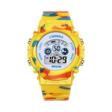 Imagem de Relógio Digital Esportivo Infantil À Prova D'Água Com LED Luminoso, Mu