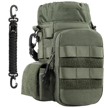 Imagem de OneTigris Suporte tático para garrafa de água, bolsa Molle para garrafa de água isolada de 1,8 g