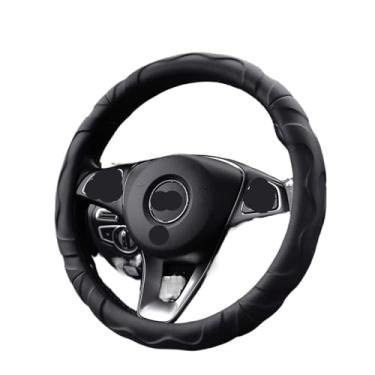 Imagem de Skin Sense Capa de volante de carro esportivo estilo tridimensional serve para 14,5-15 polegadas 37-38 cm quatro estações geral (2 peças)